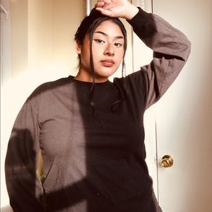 UNIQLO Long sleeve black t shirt